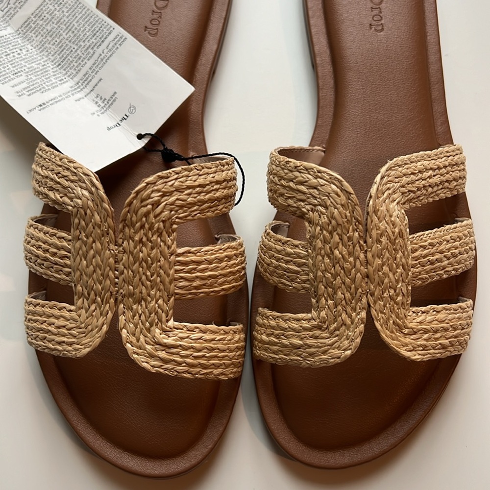The Drop Women's Monika Flat H-Band Slide Sandal - Picture 2 of 4